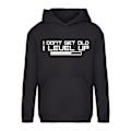 Miniatyrbillede 1 af 2: I Level Up - Hættetrøje / Sweater - BØRN sort Svart - 116