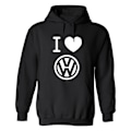 Miniatyrbillede 1 af 2: Volkswagen - Hættetrøje / Sweater - KVINDER Svart - 5XL