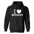 Miniatyrbilde 1 av 2: Renault - Hettegenser / Genser - HERRE Svart - 3XL