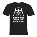Pikkukuva 1 / 2: Darth Vader Dont Fuck With The Dark Side - T-PAITA - MIESTEN Svart - M