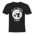 Pikkukuva 1 / 2: Flat Earth Army - T-PAITA - UNISEX Svart - M
