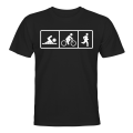 Miniatyrbild 1 av 2: Triathlon - T-SHIRT - HERR Svart - 5XL
