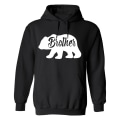 Miniatyrbillede 1 af 2: Brother Bear - Hættetrøje / Sweater - UNISEX Svart - 4XL