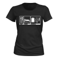 Miniatyrbilde 1 av 2: Eat Sleep Doctors - T-SHIRT - DAMER svart XS