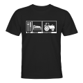 Miniatyrbild 1 av 2: Äta Sova Traktor - T-SHIRT - HERR Svart - L