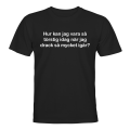 Pikkukuva 1 / 2: Kuinka voin olla niin janoinen - T-PAITA - UNISEX Svart - L