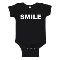 Miniatyrbilde 1 av 2: Smil - Babykropp svart Svart - 12 månader
