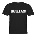 Miniatyrbillede 1 af 2: Here I Am - T-SHIRT - BØRN sort Svart - 86 / 94