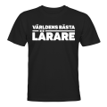 Pikkukuva 1 / 2: Maailman paras opettaja - T-PAITA - UNISEX Svart - M