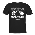 Miniatyrbilde 1 av 2: Fantastisk svigerfar - T-SKJORTE - HERRE Svart - XL
