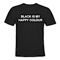 Pikkukuva 1 / 2: Black Is My Happy Color - T-PAITA - UNISEX Svart - XL