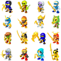 Pikkukuva 3 / 4: TREASURE X NINJA GOLD HUNTERS YKSITTÄISPAKKAUS