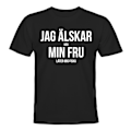 Miniatyrbild 1 av 2: Jag Älskar Min Fru Fiska - T-SHIRT - HERR Svart - M