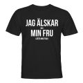 Miniatyrbild 1 av 2: Jag Älskar Min Fru Fiska - T-SHIRT - UNISEX Svart - XL