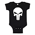 Miniatyrbillede 1 af 2: The Punisher - Baby Body sort Svart - 6 månader
