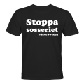 Miniatyrbild 1 av 2: Stoppa Sosseriet - T-SHIRT - UNISEX Svart - 5XL