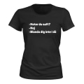 Miniatyrbilde 1 av 2: Er navnet ditt Juice? - T-SHIRT - DAME svart XL