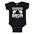 Miniatyrbillede 1 af 2: Fantastisk bror - Baby Onesie sort Svart - Nyfödd