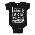Miniatyrbillede 1 af 2: Up To No Good - Baby Body sort Svart - 6 månader