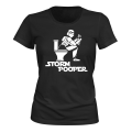 Miniatyrbillede 1 af 2: Stormpooper - T-SHIRT - DAME sort XXL