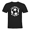 Miniatyrbillede 1 af 2: Fodboldmor - T-SHIRT - UNISEX Svart - L
