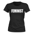 Pikkukuva 1 / 2: Feministi - T-PAITA - NAISTEN musta XL