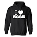 Miniatyrbillede 1 af 2: Saab - Hættetrøje / Sweater - UNISEX Svart - 4XL