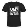 Miniatyrbillede 1 af 2: The Element Of Confusion - T-SHIRT - HERRE Svart - L