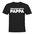 Pikkukuva 1 / 2: Maailman paras isä - T-PAITA - UNISEX Svart - 5XL