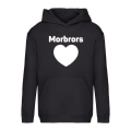 Miniatyrbillede 1 af 2: Onkels hjerte - Hættetrøje / Sweater - BØRN sort Svart - 116
