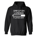 Pikkukuva 1 / 2: Sarkasmi Loading - Huppari / villapaita - UNISEX Svart - 4XL