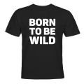 Miniatyrbilde 1 av 2: Born To Be Wild - T-SHIRT - BARN svart Svart - 118 / 128