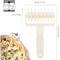 Miniatyrbilde 4 av 5: Pizzadeigdokker, DIY plastpizzadeigkjevle, kjevle for kakedeig, nålehjulskutter, kakebrød, hullstans, pizzanålkjevle