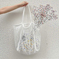 Miniatyrbillede 2 af 4: Mesh Strandtaske, Hvid