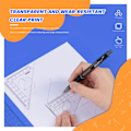 Miniatyrbild 5 av 5: Kompass och gradskiva set, 8 st matematiskt geometrikit set skolmaterial