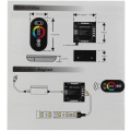 Miniatyrbild 5 av 5: 12V-24V RGB LED-touchdimmerbrytare Dimmerbrytare för LED-remsor