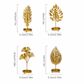 Miniatyrbillede 5 af 5: Smykkestativ, Desktop Smykke Display Stativ med Bakke (Guld)