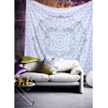 Pikkukuva 4 / 5: Gobelíni Mandala, Boho seinäkoriste, Musta kulta esteettinen huonekoriste, Seinäkangas Psykedeelinen seinävaate 150×200 cm B 150*200cm