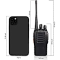 Miniatyrbillede 2 af 5: Genopladelige Walkie Talkies med Lang Rækkevidde, To-vejs Radioer med Ørestykker, 2-vejs Radioer UHF Håndholdt Transceiver Walky Talky