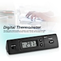 Miniatyrbild 3 av 5: Digital LCD-temperaturmätare, elektronisk termometer, temperatursond, trådbunden sensorsond för kylskåp sovrum