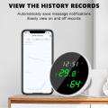 Miniatyrbillede 3 af 4: Temperatur- og fugtighedssensor, Tuya WiFi-termometer Hygrometer LED-spejlskærm App-timing, Realtidsmonitorering og -registrering