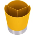 Miniatyrbilde 1 av 5: Dispenser Premium Material Kaffe Røreholder Stabil Base for Hjem for Restaurant for Bar Vask Rack Oppvask Hylle (A, En Størrelse)-Gul