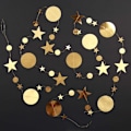 Miniatyrbillede 5 af 5: 4 stk. Guld Twinkle Little Star Party Kit Metallic Matt Gross Garland Bunting Banner Dekoration til Jul Fødselsdag Bryllup Børneværelse