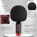 Miniatyrbild 2 av 5: Bluetooth Karaoke Mikrofon med TWS Duet Bluetooth 5.0 Inbyggd Högtalare Bärbar Handhållen Mikrofon Stöd TF