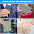 Miniatyrbild 5 av 5: Passfodral i läder, reseplånboksorganisatör med RFID-blockerare, passfodral för pass, visitkort, kreditkort, boardingkort