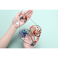 Miniatyrbillede 5 af 5: Hjerte Livets Træ Drømmefanger multicolor