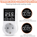 Miniatyrbillede 3 af 5: Digital termostat temperaturstyringsstik, varme termostat med NTC-sonde