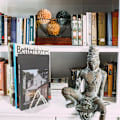 Miniatyrbilde 4 av 5: Hylle Dekor og Post Avis Svart Organizer Bok Album Fil Magasin Arkivering Stativ Jern Permer Dekorasjon Dokument Magasiner white