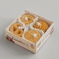 Miniatyrbillede 1 af 5: Sæt med 4 Håndlavede Duftlys i Cookieform af Soyavoks - Perfekt til Hjemmedekor, Fotorekvisitter, Stemningsskabelse, Bad, Meditation, Stressaflastning, Gave