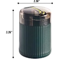 Miniatyrbillede 2 af 5: Automatisk tandstikdispenser, Pop-up automatisk tandstikdispenser, bærbar tandstikholder uden tandstik (mørkegrøn)